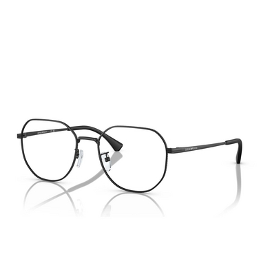 Emporio Armani EA1154D Sunglasses 3001 matte black - three-quarters view