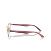 Occhiali da vista Emporio Armani EA1156 3011 shiny rose gold - anteprima prodotto 3/3