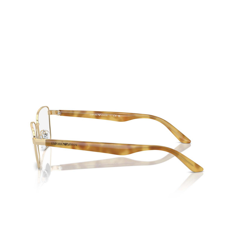 Gafas graduadas Emporio Armani EA1156 3013 shiny pale gold - 3/3