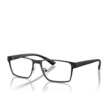 Emporio Armani EA1157 Eyeglasses 3001 matte black - three-quarters view