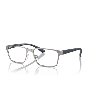 Emporio Armani EA1157 Eyeglasses 3003 matte gunmetal - three-quarters view