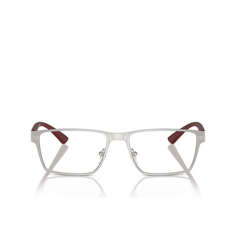 Gafas graduadas Emporio Armani EA1157 3045 matte silver - 1/3