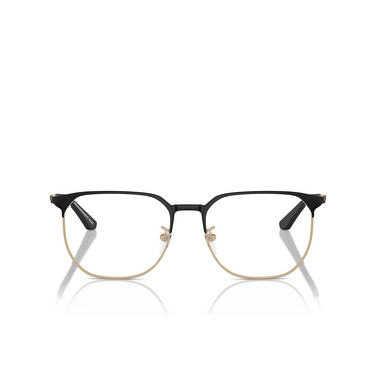 Emporio Armani EA1158D Eyeglasses 3002 matte pale gold / black - front view