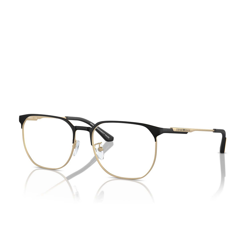 Emporio Armani EA1158D Korrektionsbrillen 3002 matte pale gold / black - 2/3