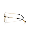 Gafas graduadas Emporio Armani EA1158D 3002 matte pale gold / black - Miniatura del producto 3/3