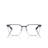 Occhiali da vista Emporio Armani EA1158D 3018 matte blue / silver - anteprima prodotto 1/3