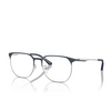 Occhiali da vista Emporio Armani EA1158D 3018 matte blue / silver - anteprima prodotto 2/3