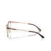 Emporio Armani EA1158D Eyeglasses 3201 matt brown / rose gold - product thumbnail 3/3