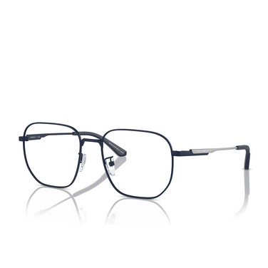 Emporio Armani EA1159D Eyeglasses 3018 matte blue - three-quarters view