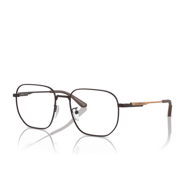 Emporio Armani EA1159D Eyeglasses 3201 matte brown - three-quarters view