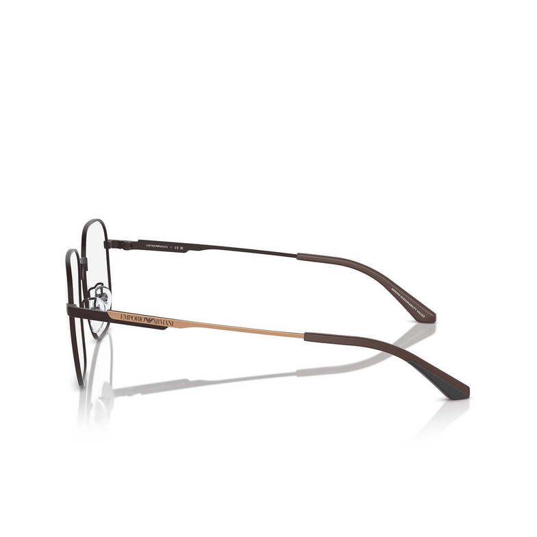 Emporio Armani EA1159D Eyeglasses 3201 matte brown - 3/3