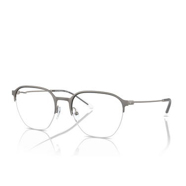 Emporio Armani EA1160 Eyeglasses 3003 matte gunmetal - three-quarters view