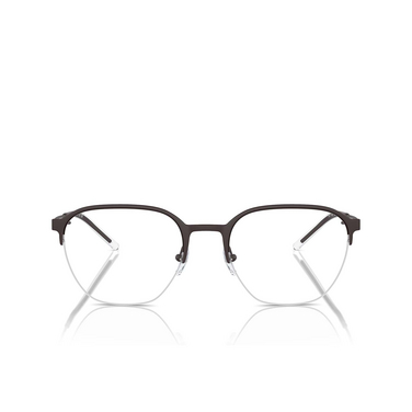 Emporio Armani EA1160 Eyeglasses 3380 matte brown - front view