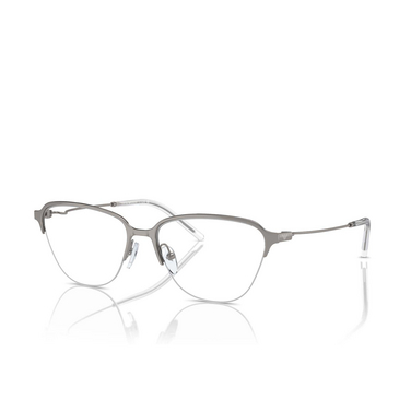 Emporio Armani EA1161 Eyeglasses 3010 shiny gunmetal - three-quarters view
