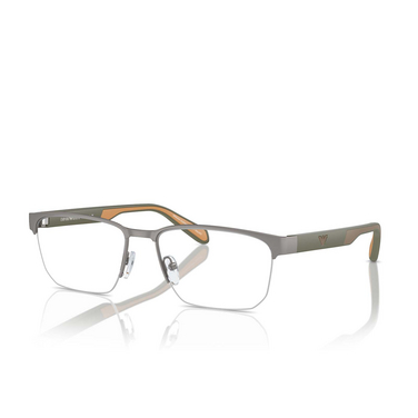 Emporio Armani EA1162 Eyeglasses 3003 matte gunmetal - three-quarters view