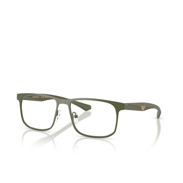 Gafas graduadas Emporio Armani EA1163 3388 matte green - Vista tres cuartos