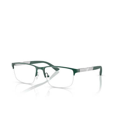 Emporio Armani EA1164 Eyeglasses 3017 matte green - three-quarters view