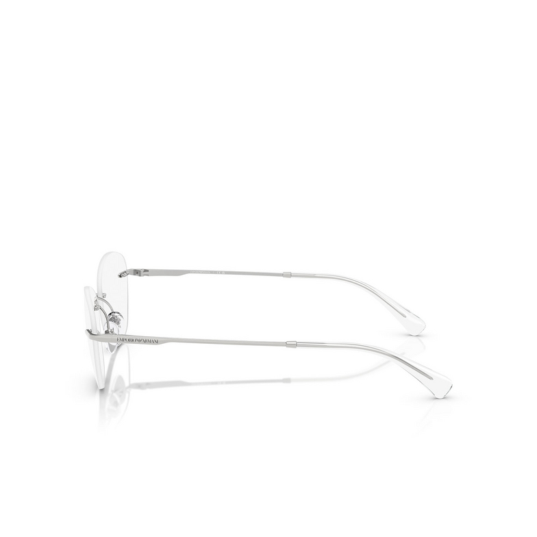 Lunettes de vue Emporio Armani EA1167 3015 shiny silver - 3/3