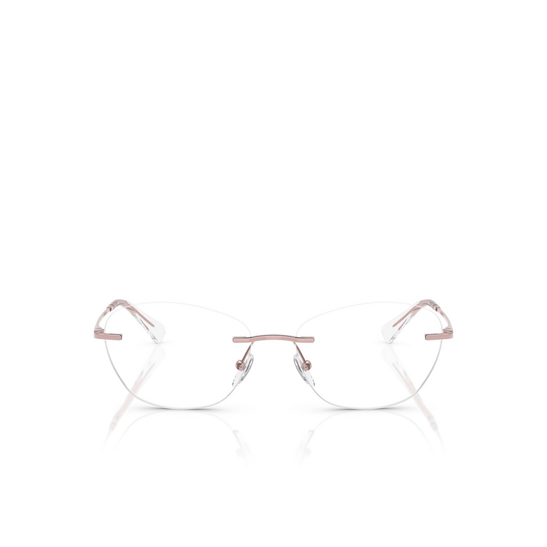 Lunettes de vue Emporio Armani EA1167 3390 shiny metallic pink - 1/3