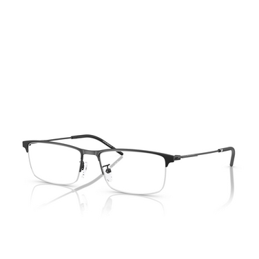 Lunettes de vue Emporio Armani EA1168D 3001 matte black - Vue trois quarts