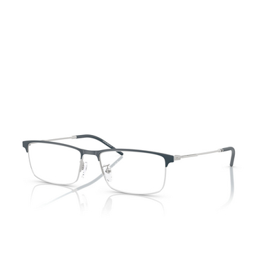 Lunettes de vue Emporio Armani EA1168D 3042 matte dark blue - Vue trois quarts