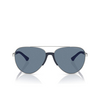 Lunettes de soleil Emporio Armani EA2059 30452V matte silver - Vignette du produit 1/3