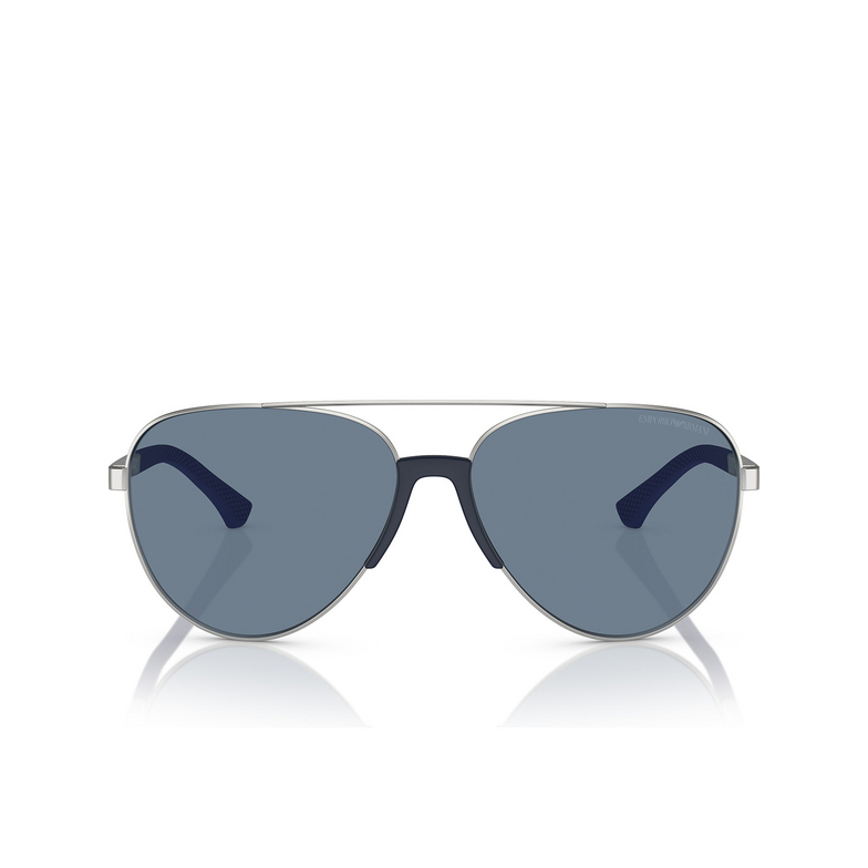 Emporio Armani EA2059 Sunglasses 30452V matte silver - 1/3