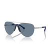 Lunettes de soleil Emporio Armani EA2059 30452V matte silver - Vignette du produit 2/3