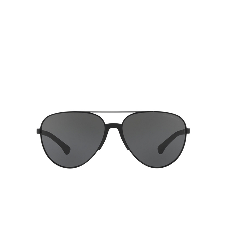 Occhiali da sole Emporio Armani EA2059 320387 matte black - 1/3