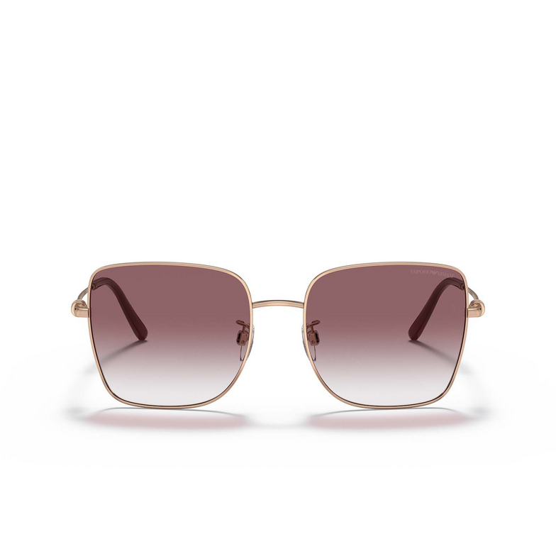 Occhiali da sole Emporio Armani EA2128D 30118H shiny rose gold - 1/3