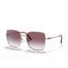 Lunettes de soleil Emporio Armani EA2128D 30118H shiny rose gold - Vignette du produit 2/3