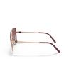 Lunettes de soleil Emporio Armani EA2128D 30118H shiny rose gold - Vignette du produit 3/3