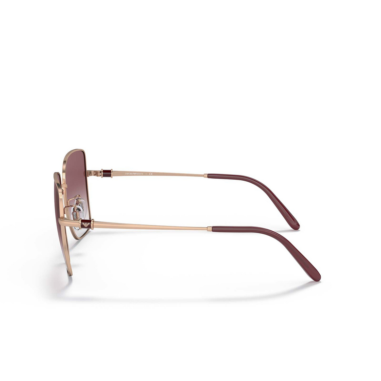 Gafas de sol Emporio Armani EA2128D 30118H shiny rose gold - 3/3