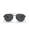 Lunettes de soleil Emporio Armani EA2129D 300187 matte black - Vignette du produit 1/3