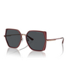 Lunettes de soleil Emporio Armani EA2142D 333487 shiny rose gold / opal bordeaux - Vignette du produit 2/3