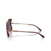 Lunettes de soleil Emporio Armani EA2142D 333487 shiny rose gold / opal bordeaux - Vignette du produit 3/3