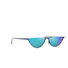 Occhiali da sole Emporio Armani EA2143 301925 shiny blue - anteprima prodotto 2/3