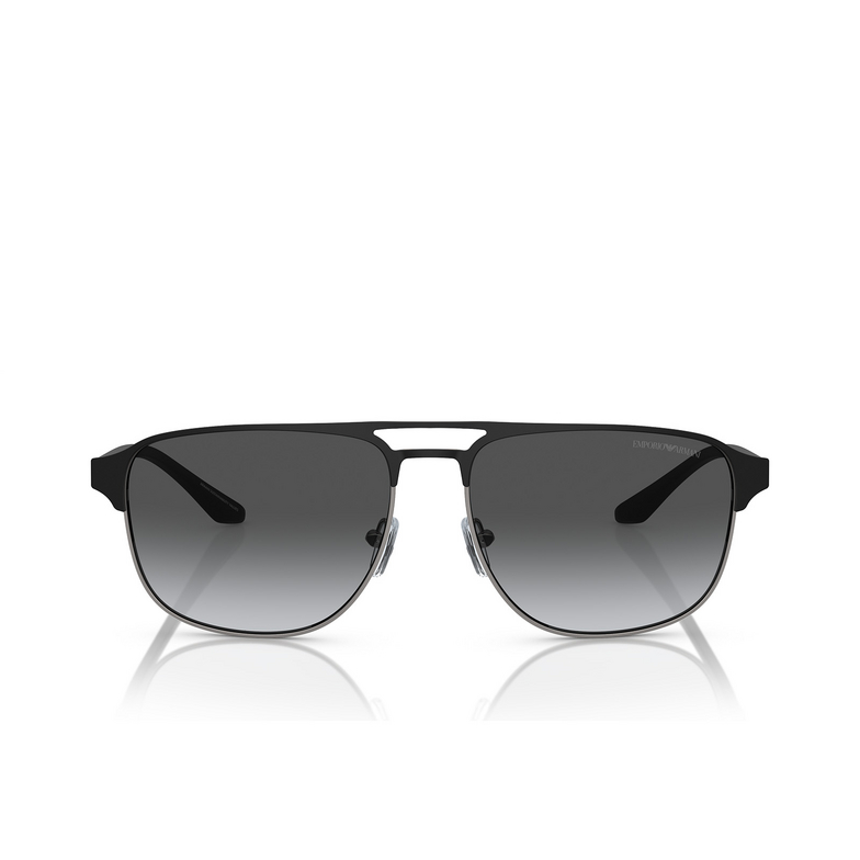 Lunettes de soleil Emporio Armani EA2144 336511 matte gunmetal / black - 1/3