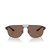 Occhiali da sole Emporio Armani EA2144 336673 matte gunmetal / bordeaux - anteprima prodotto 1/3