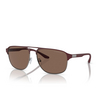 Lunettes de soleil Emporio Armani EA2144 336673 matte gunmetal / bordeaux - Vignette du produit 2/3