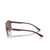 Lunettes de soleil Emporio Armani EA2144 336673 matte gunmetal / bordeaux - Vignette du produit 3/3