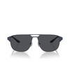 Occhiali da sole Emporio Armani EA2144 336887 matte silver / bluette - anteprima prodotto 1/3