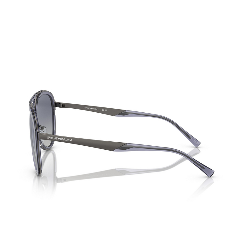 Emporio Armani EA2145 Sonnenbrillen 33584L shiny transparent dark blue - 3/3