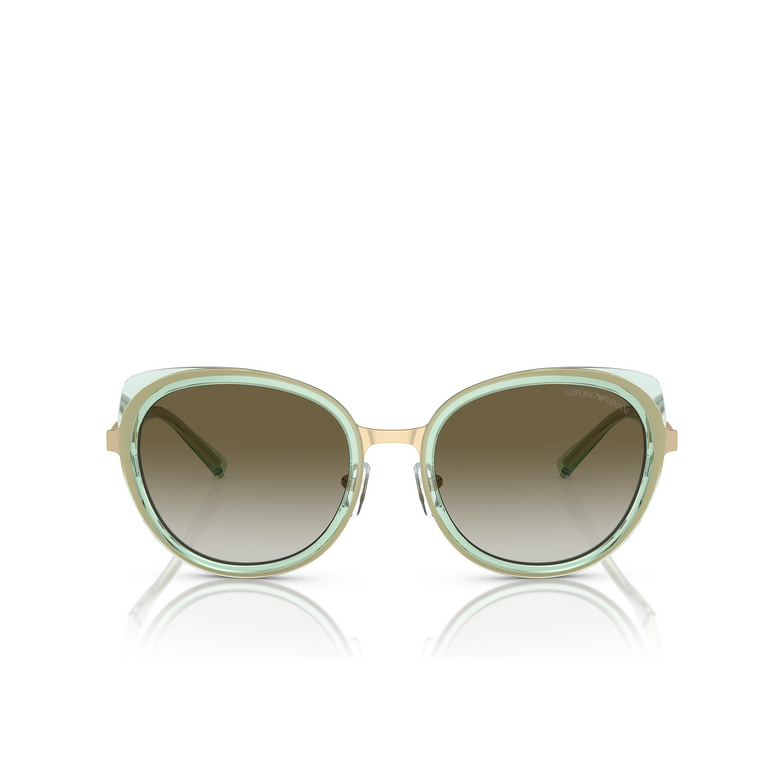 Lunettes de soleil Emporio Armani EA2146 33638E shiny pale gold - 1/3