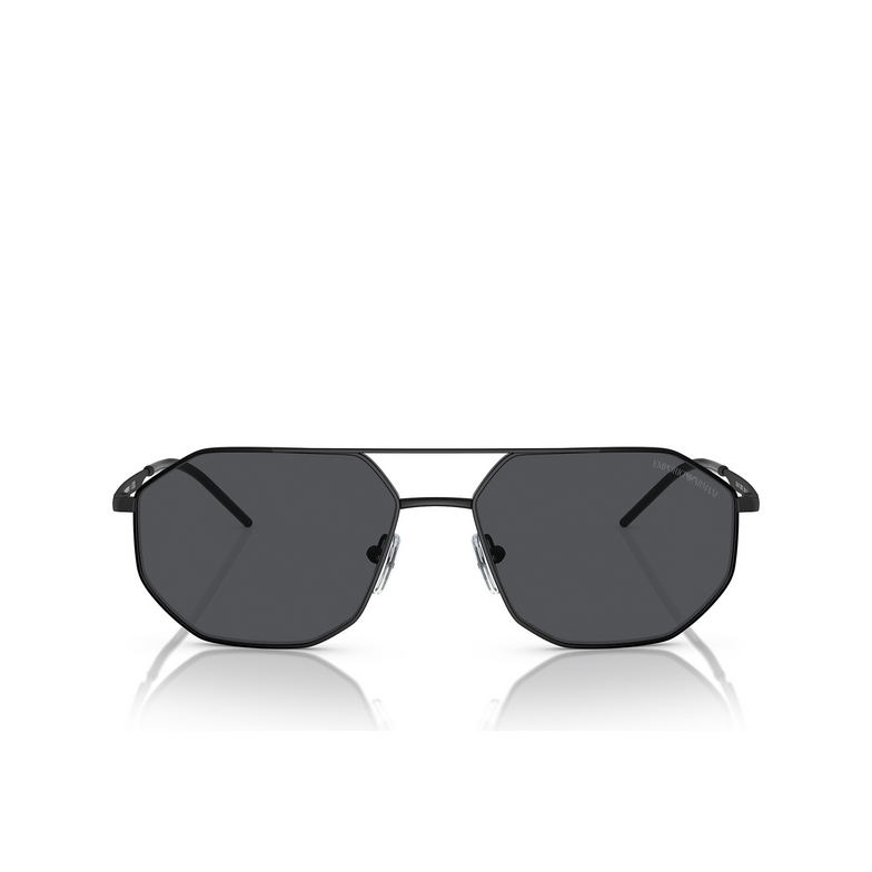 Lunettes de soleil Emporio Armani EA2147 300187 matte black - 1/3