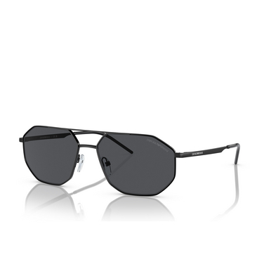 Gafas de sol Emporio Armani EA2147 300187 matte black - Vista tres cuartos