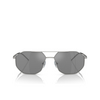 Occhiali da sole Emporio Armani EA2147 30456G matte silver - anteprima prodotto 1/3