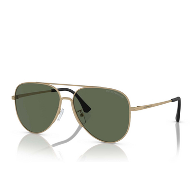 Emporio Armani EA2149D Sunglasses 300271 matte pale gold - three-quarters view
