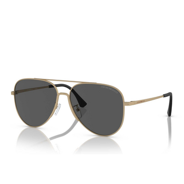 Emporio Armani EA2149D Sunglasses 337187 matte pale gold - three-quarters view