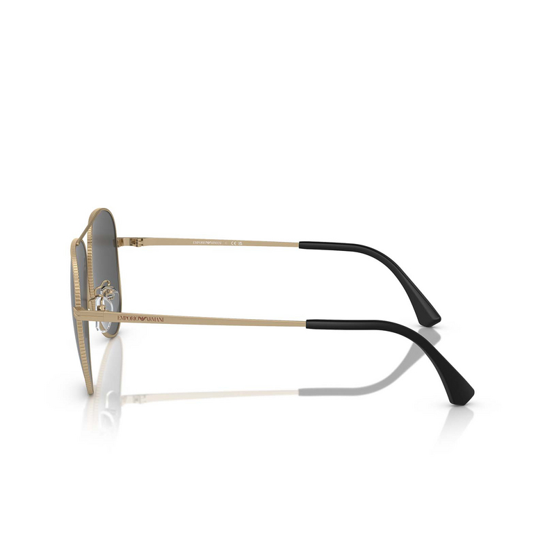 Lunettes de soleil Emporio Armani EA2149D 337187 matte pale gold - 3/3